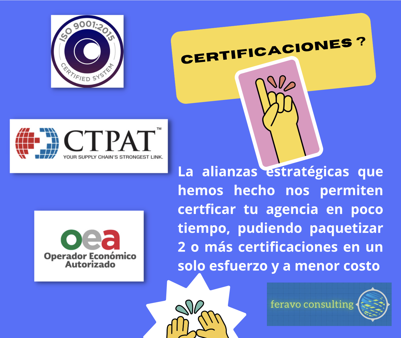 ¿ tus clientes exigen que ya tengas certificaciones en comercio exterior ?